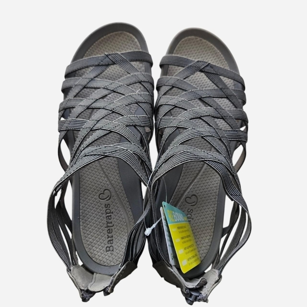 BareTraps Black Strappy Sandals - Picture 2 of 4
